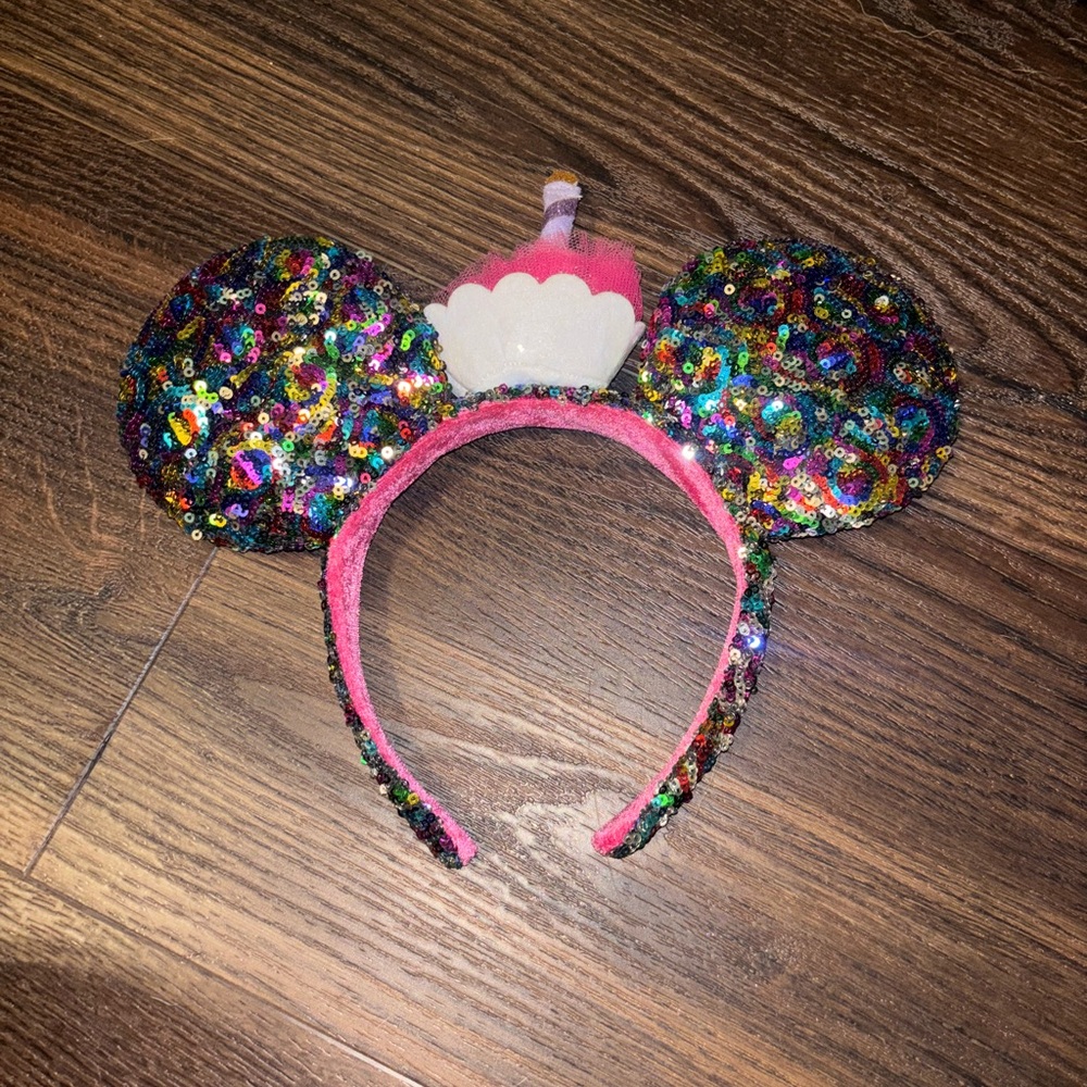 Colorful Sequin Mouse Ears Headband